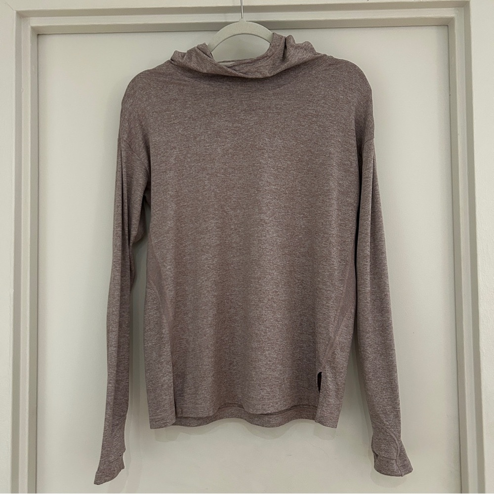 Athleta Uptempo II Hoodie Sweatshirt Active Top in Purple (Size Small)